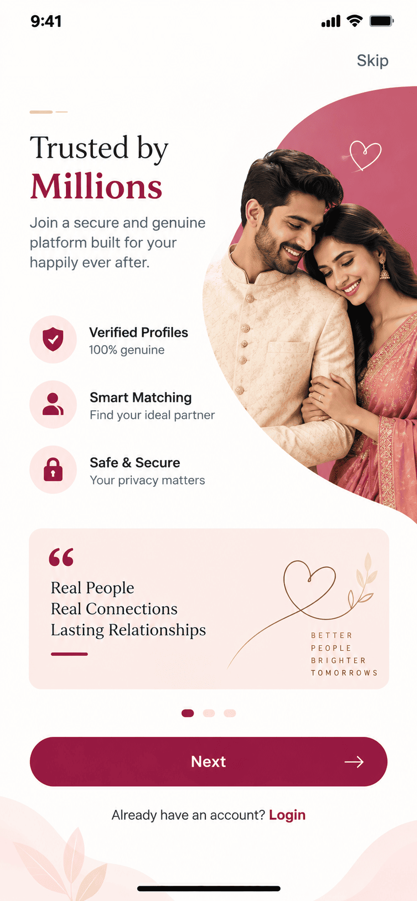 Verified Profile Showcase & Bio